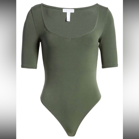 NWT Leith Sweetheart Neckline Bodysuit - Picture 3 of 5